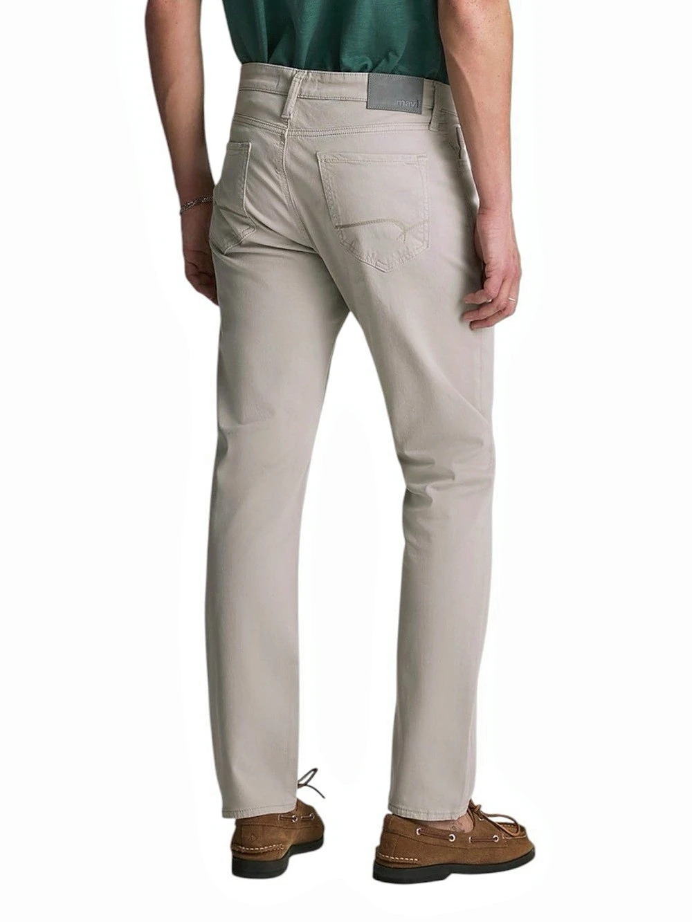 Mavi Light Grey Zach Straight Leg 5 Pocket Jeans Pant (32x32)